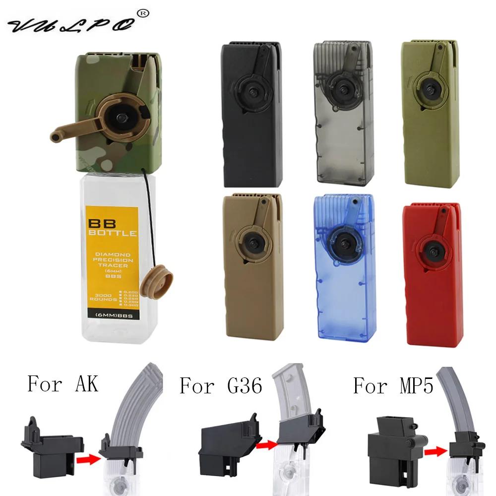 VULPO Airsoft Paintball M4 BB chargeur de vitesse manivelle chargeur rapide AK MP5 G36 chargeur de v