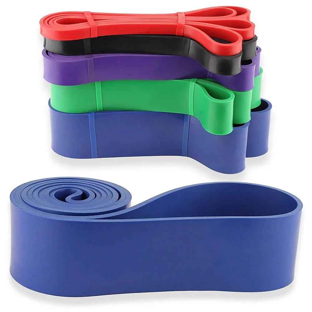 Bande élastique fitness TPE 1 pièce - Résistance yoga entraînement - Épaules dos hanches assistance