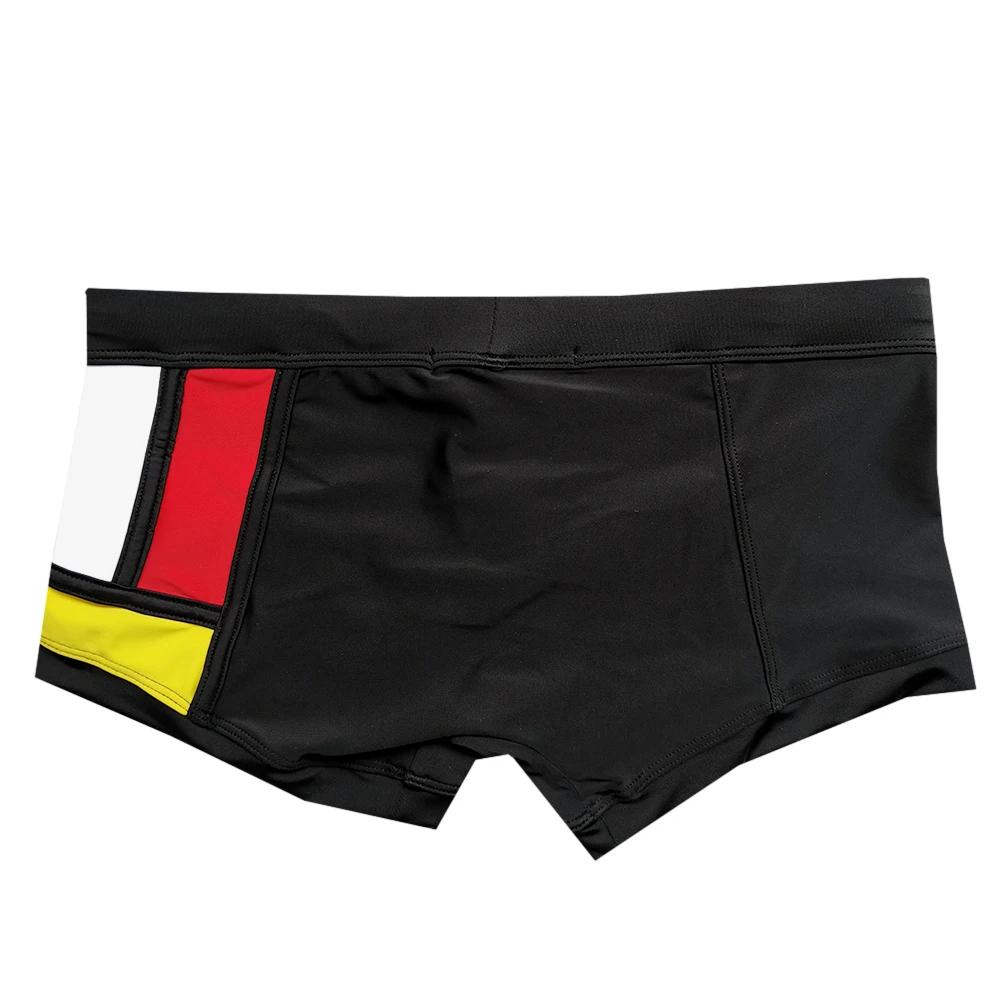 Sexy homme pantalon de bain taille basse maillot de bain hommes Nylon maillot de bain slip hommes na