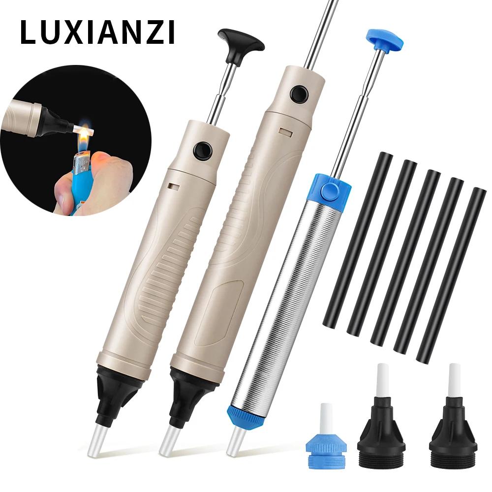 LUXIANZI puissant ensemble de pompe à vide soudure ventouse stylo aspiration étain pistolet pour sou