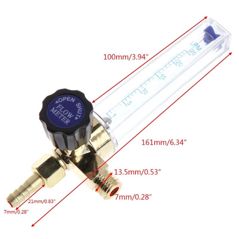 Jauge de régulation de gaz 652F, filetage 1/4PT, compteur de débit Argon/CO2 Mig Tig, accessoire de 
