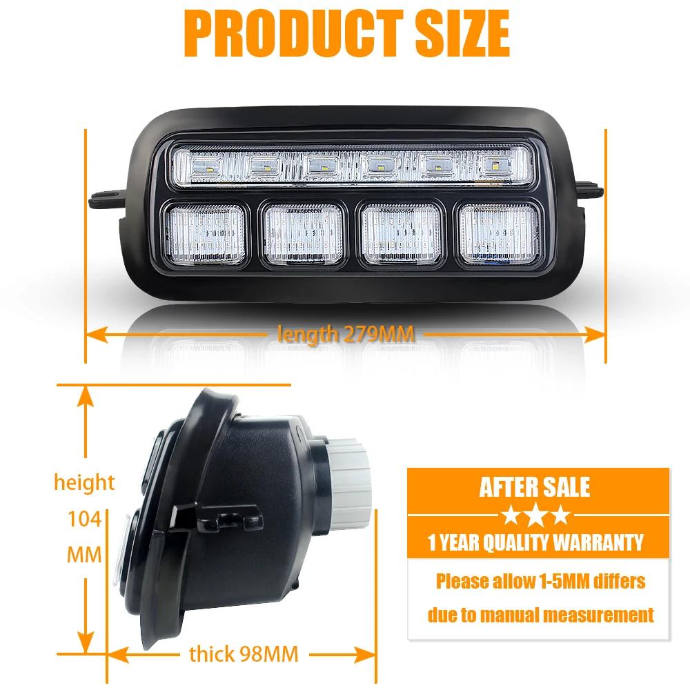 Paire de feux de virage latéraux LED, accessoires de voiture, pour Lada Niva 4x4 1995 + avec clignot