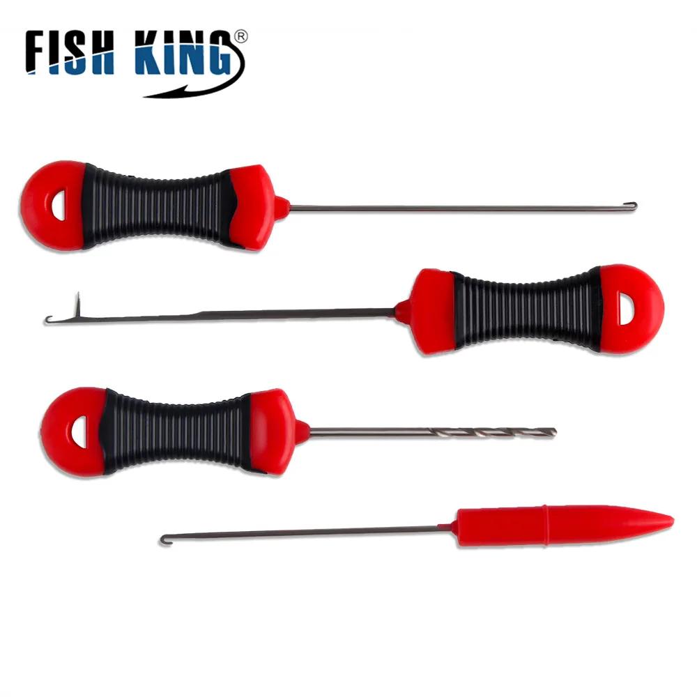Kit d'accessoires de pêche à la carpe NGB : Aiguilles à bouillettes, outil de perçage d'appâts en ac