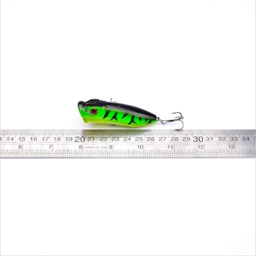 1 pièces leurres de pêche Popper 6.5 cm 12g eau supérieure dur Isca appâts artificiels Wobblers mani