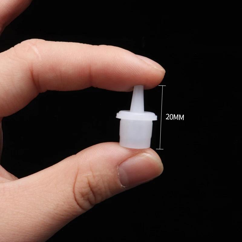 Bouchon de bouteille de colle pour cils, 20 pièces, buse de tasse adhésive, support adhésif, bouchon