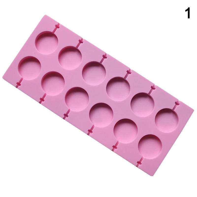 Moule à sucette en silicone de forme ronde pour enfants, outils de cuisson bricolage pour enfants, c