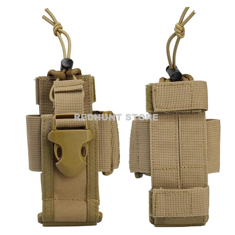 Sac de support de Radio tactique réglable, étui de Radio bidirectionnel Molle, support de pochette, 