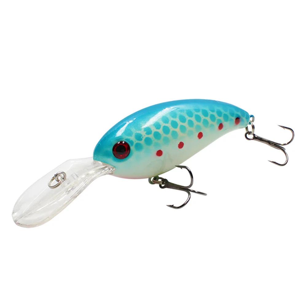 1 pièces leurre de pêche manivelle 10 cm 14.8g flottant Wobbler appât dur artificiel longue coulée b