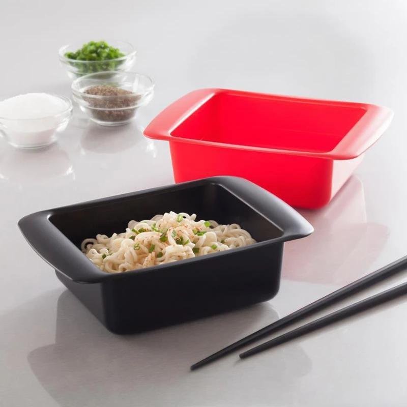 Ramen rapide à micro-ondes, parfait pour les dortoirs, les petites cuisines et le bureau, lavable au