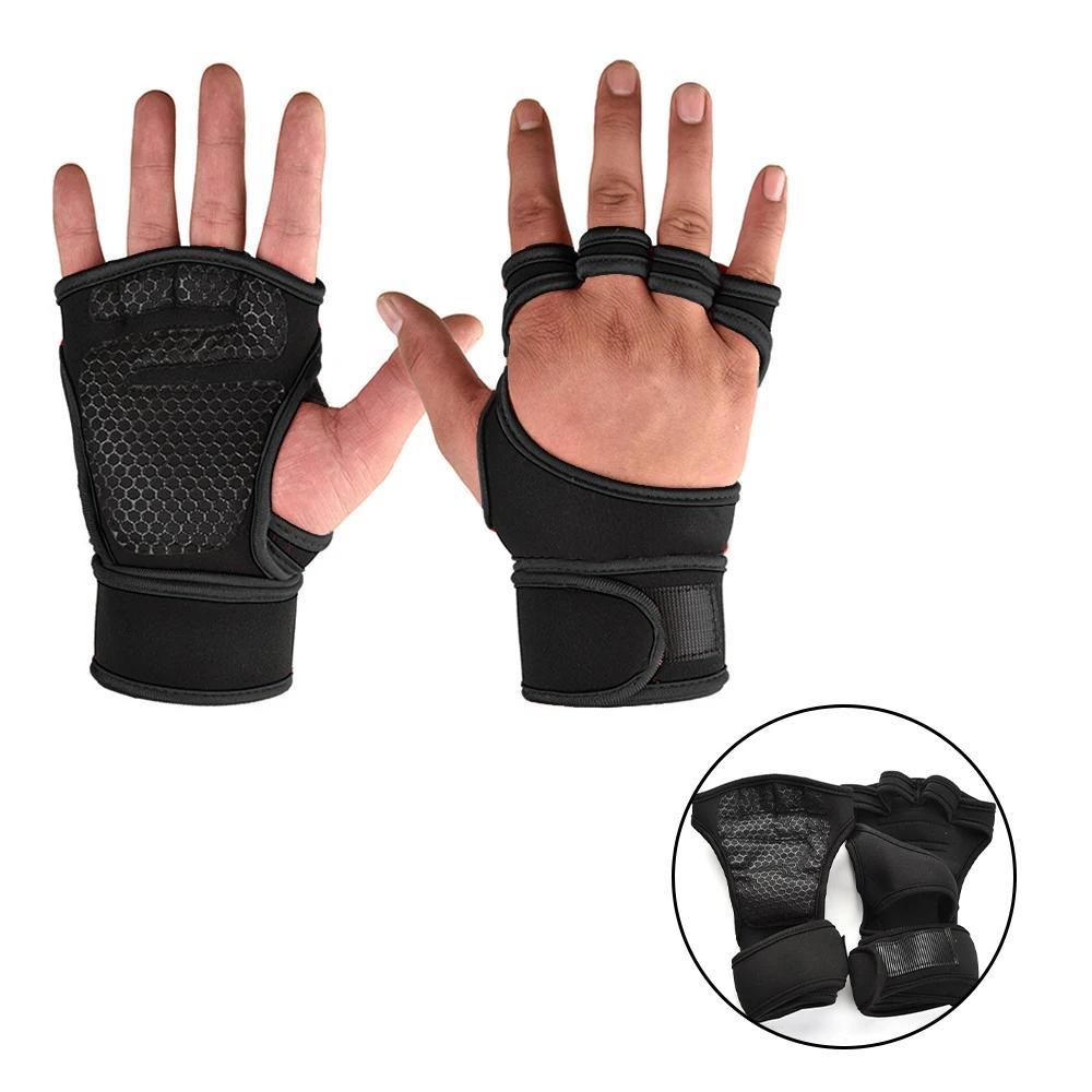 1 paire de gants d'entraînement d'haltérophilie pour hommes et femmes, Fitness, sport, musculation, 
