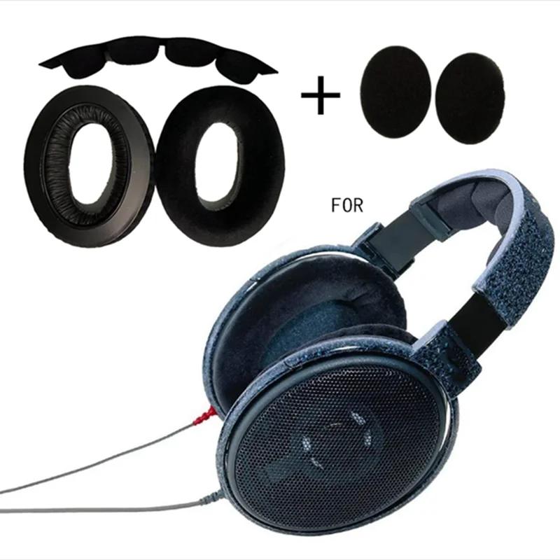 Coussinets d'oreille de remplacement en velours pour SENNHEISER HD650 HD600 HD580 HD660 S HD565 HD54