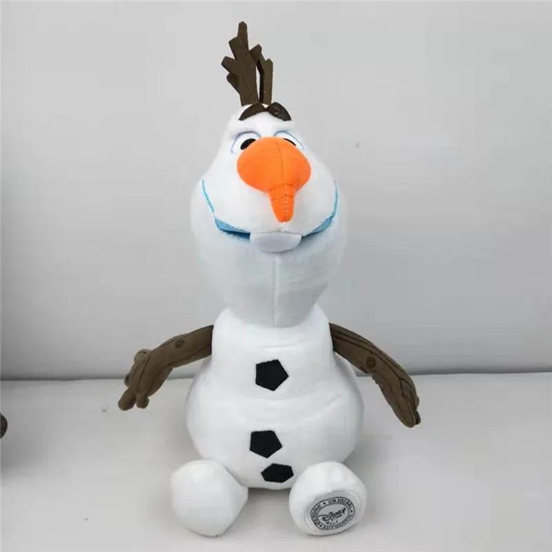 Jouet en peluche OlPG pour enfants, bonhomme de neige mignon, dessin animé, princesse beurre, Elsa, 