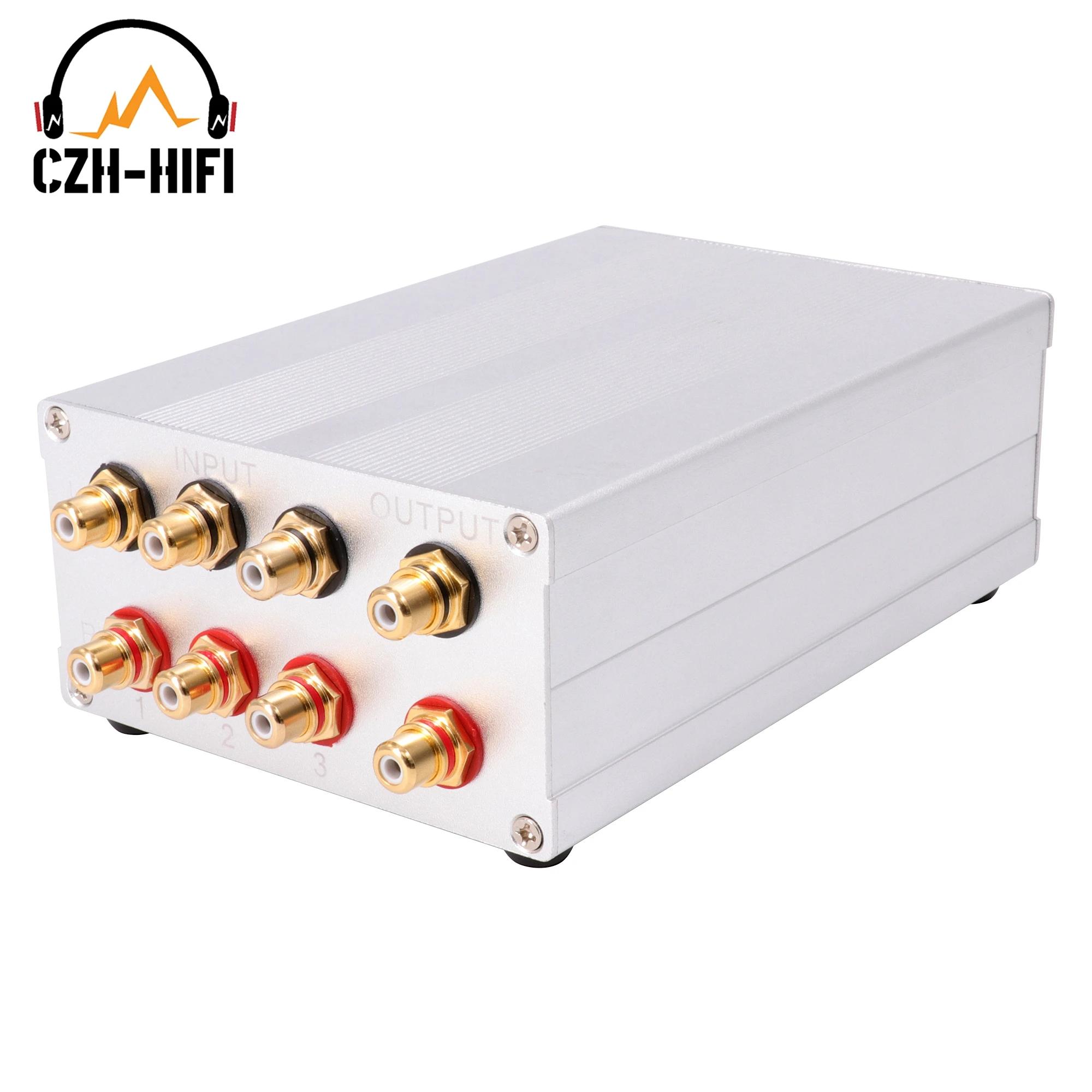 Sélecteur de source audio entièrement en aluminium usiné, convertisseur de commutation, séparateur d