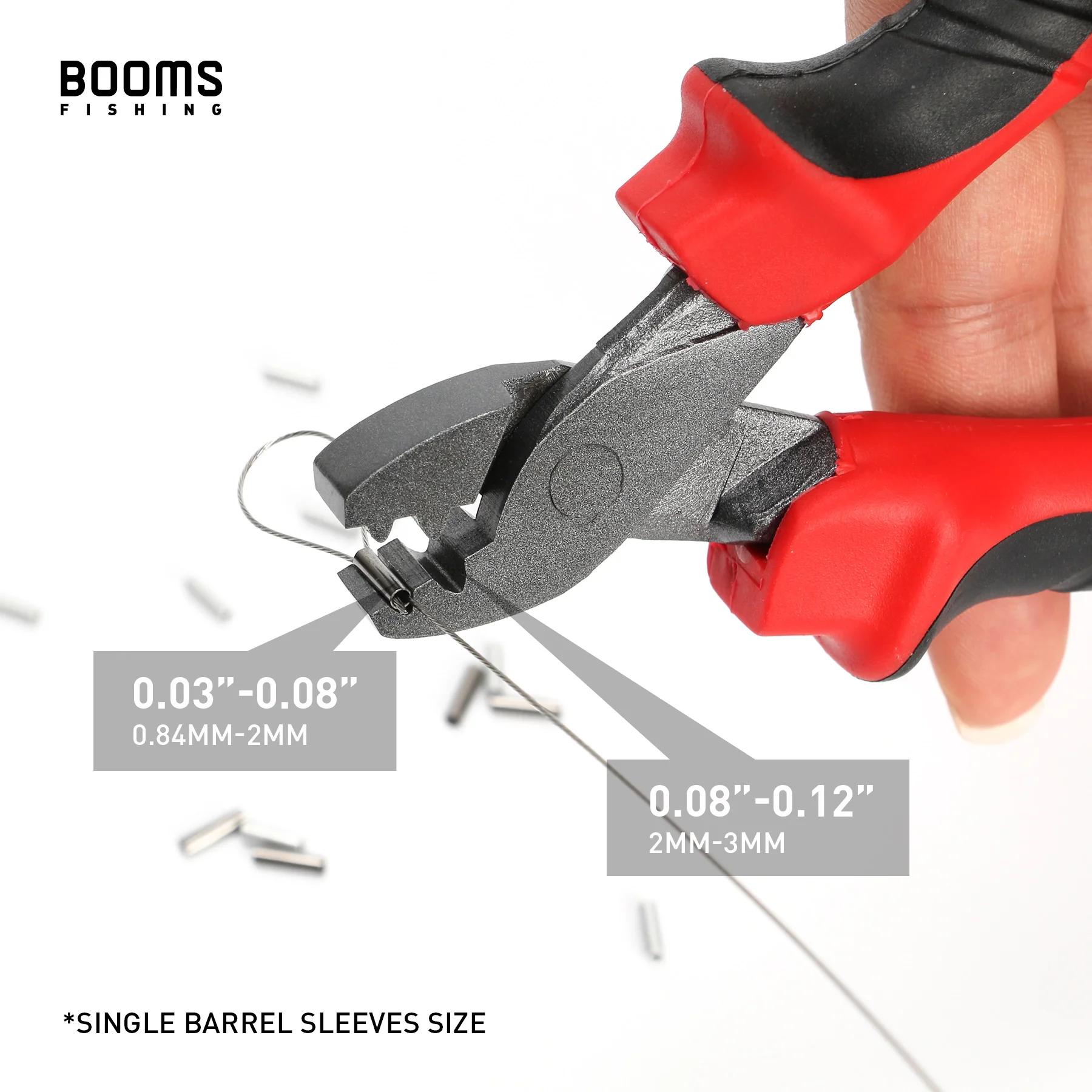 Booms Fishing CP2 pince à sertir de pêche avec 300 pièces/ensemble pour ligne de pêche simple et Dou