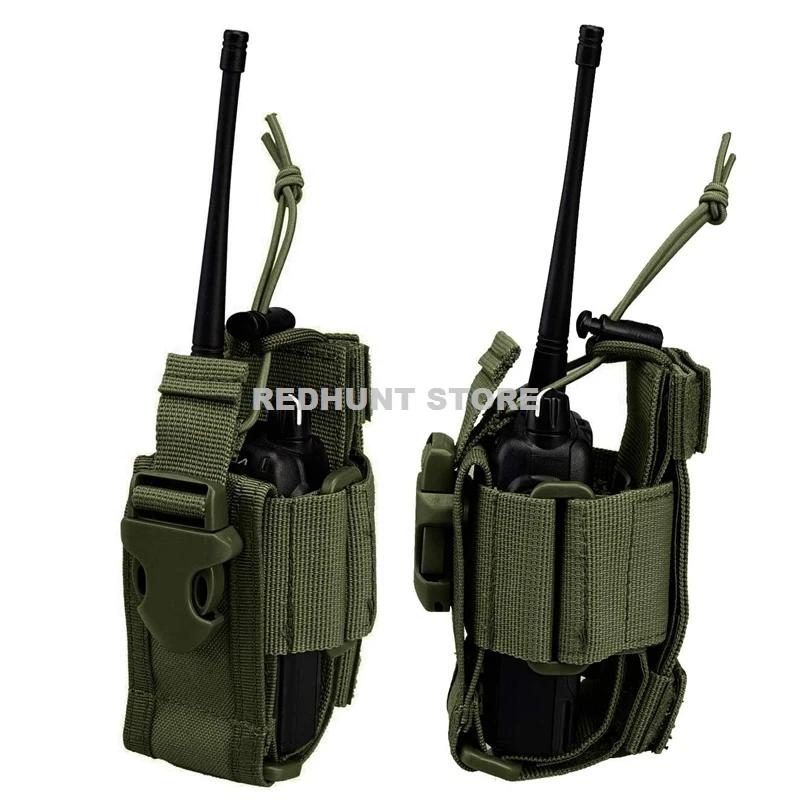 Sac de support de Radio tactique réglable, étui de Radio bidirectionnel Molle, support de pochette, 