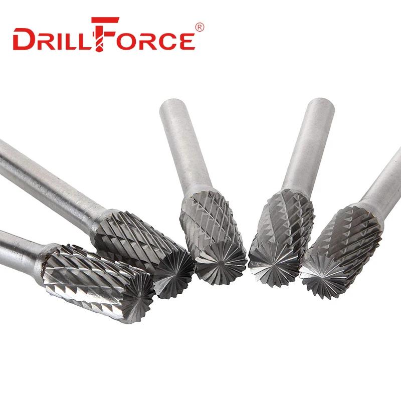 Drillforce – fraise rotative en carbure de tungstène de Type AEX, outil abrasif, foret, fraisage, mé