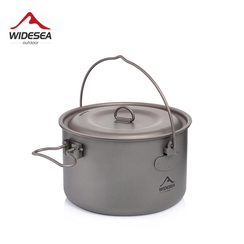 Ensemble vaisselle titane Widesea camping randonnée trekking cuisine extérieure léger durable