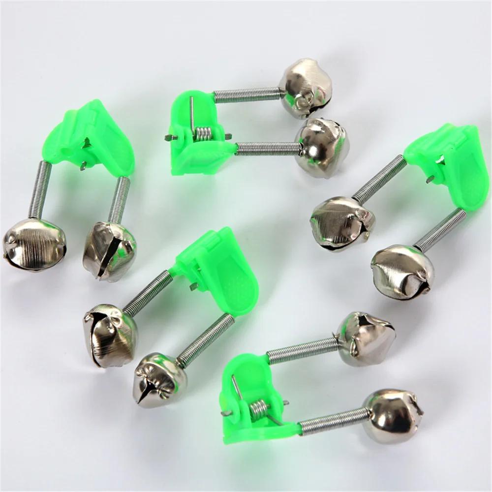 Cloche de morsure de pêche de qualité supérieure, 5 pièces/lot, alarme de morsure, pince à pointe, c