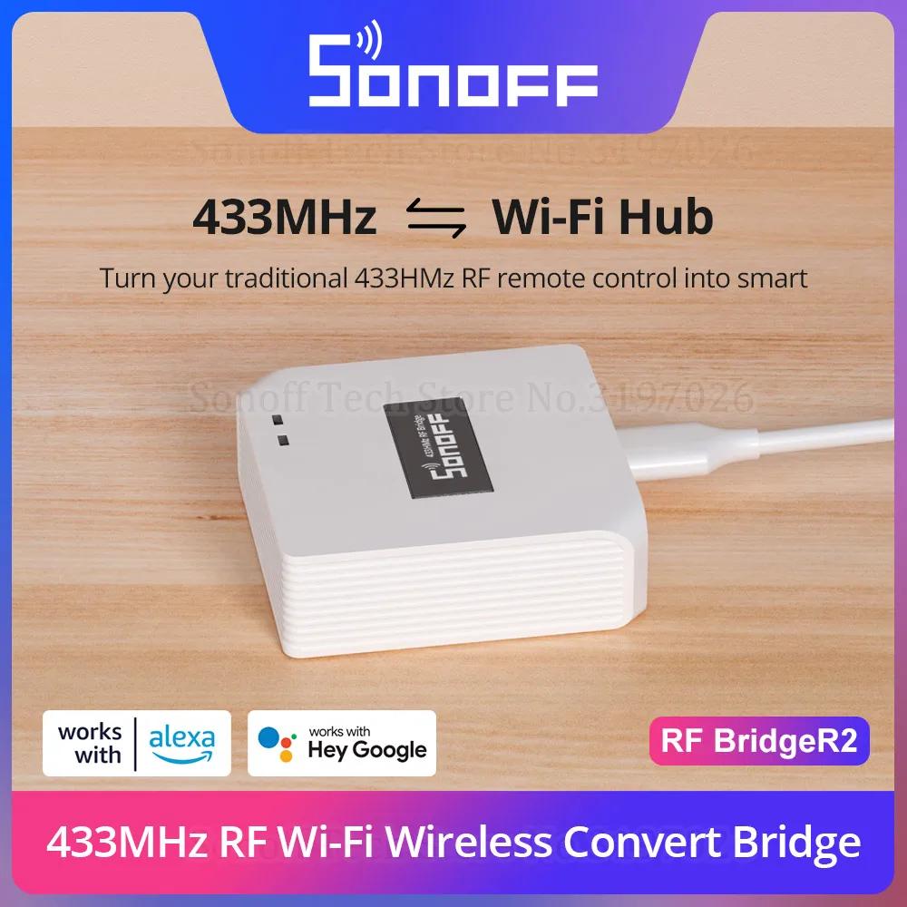 SONOFF RF Bridge R2 433MHz RF Wi-Fi passerelle sans fil scène intelligente prise en charge de la séc