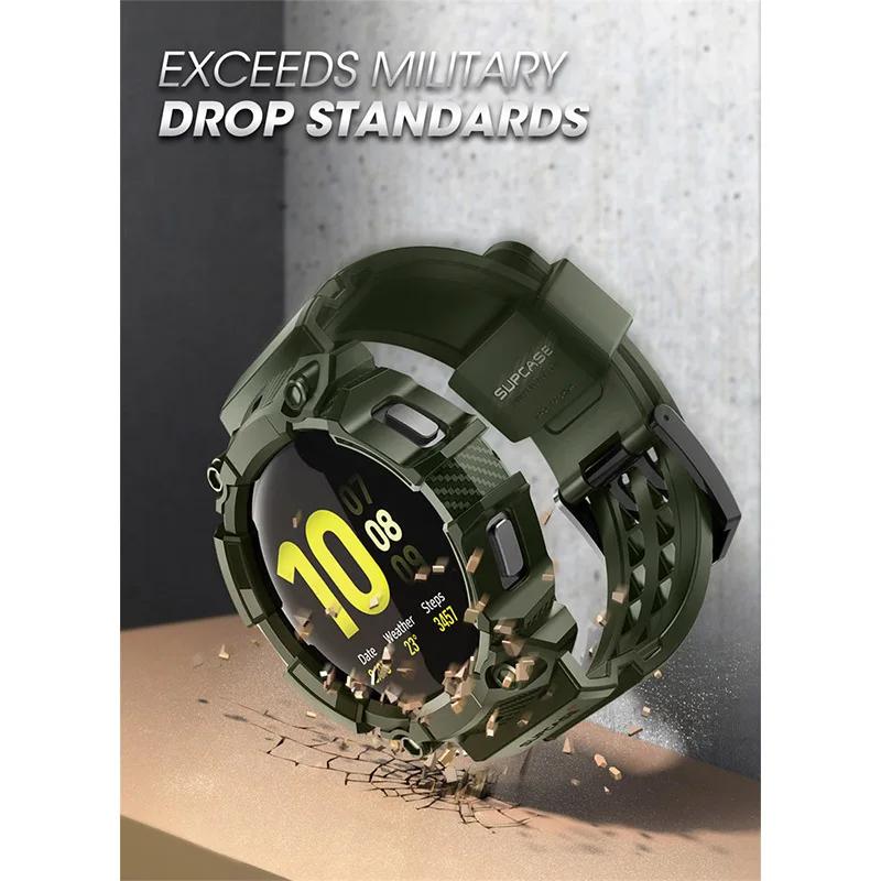 Pour Samsung Galaxy Watch 4 Case (44mm) SUPCASE UB Pro Housse de protection robuste avec bracelets d