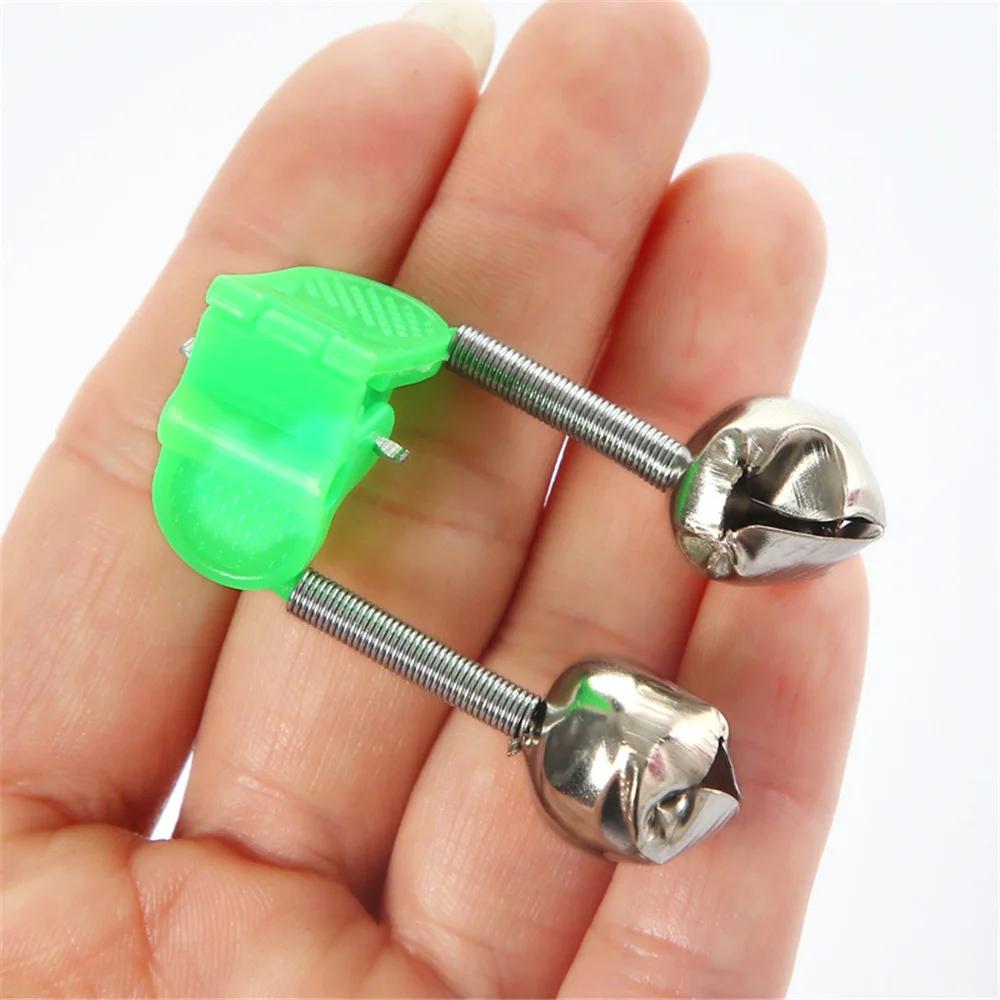 Cloche de morsure de pêche de qualité supérieure, 5 pièces/lot, alarme de morsure, pince à pointe, c