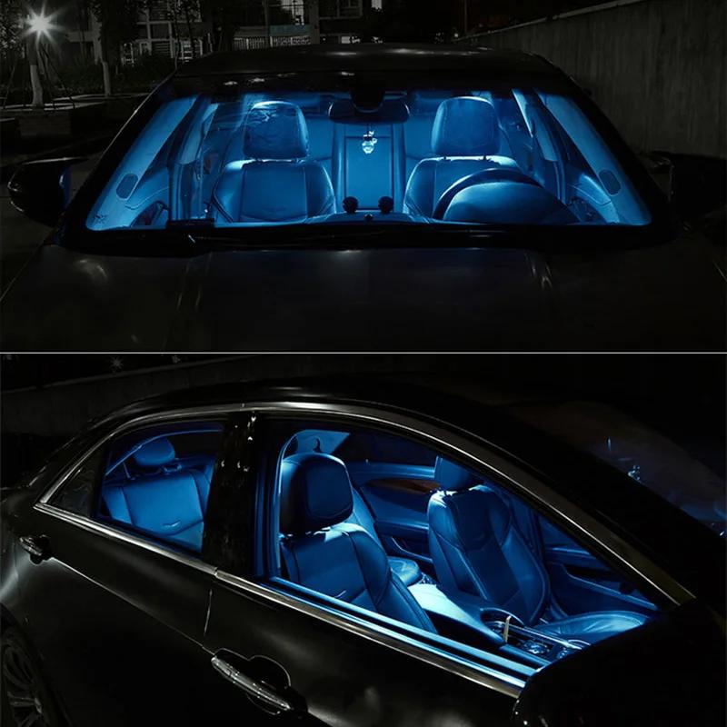 TPKE 11 pièces Canbus voiture lampe à LED intérieur dôme boîte à gants carte lumières Kit d'ampoule 