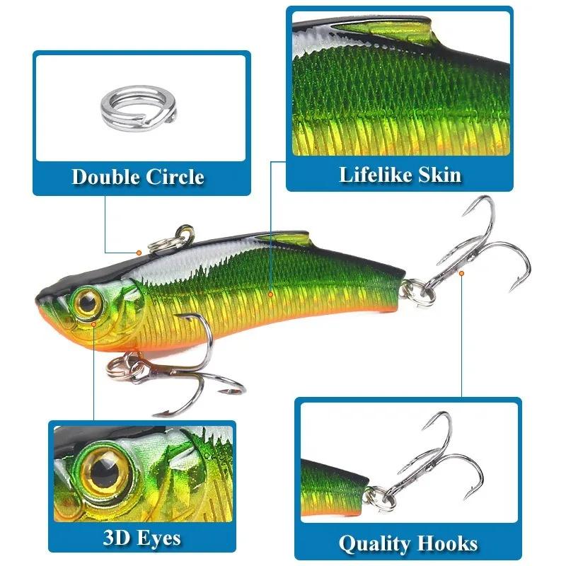Leurre rigide japonais de type VIB, appât artificiel idéal pour la pêche en mer, en hiver, 7cm ou 18