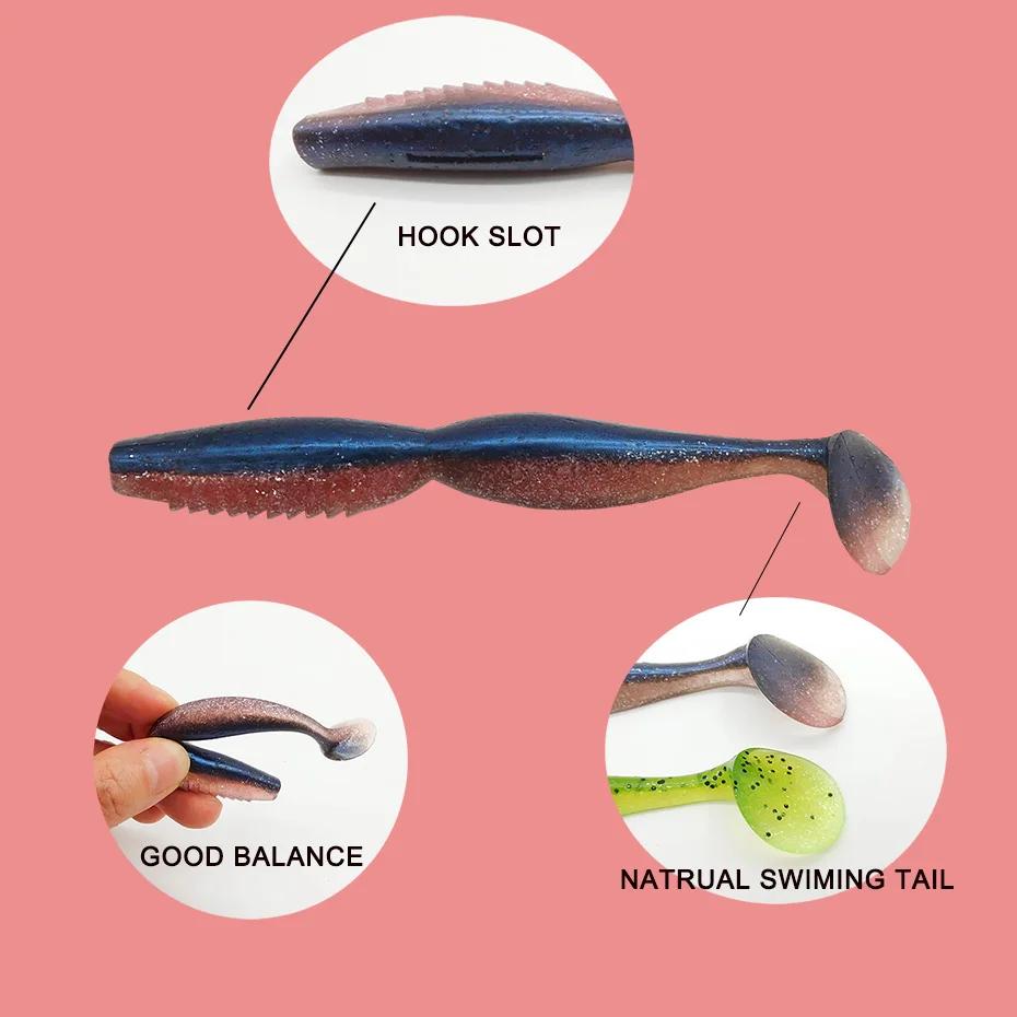 Leurres souples ESFISHING Spiner Shad 100mm/125mm, leurres pour brochet, leurres de pêche au bar, le