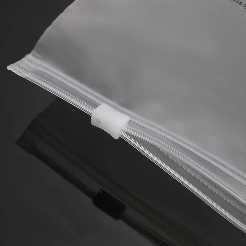 Sac à fermeture éclair givré 16 fils, sous-vêtements culottes chaussettes fournitures d'emballage ch