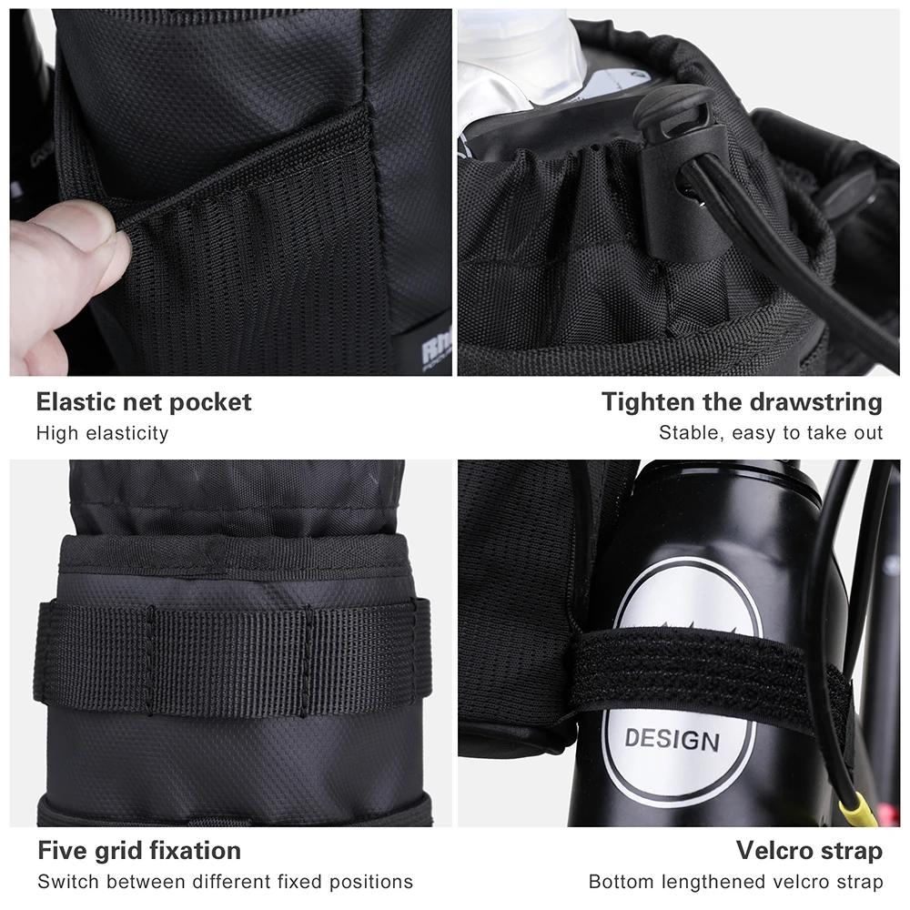Bal inowalk-Poudres de poche pour bouteille d'eau de vélo, sac à outils de guidon, accessoires de vé