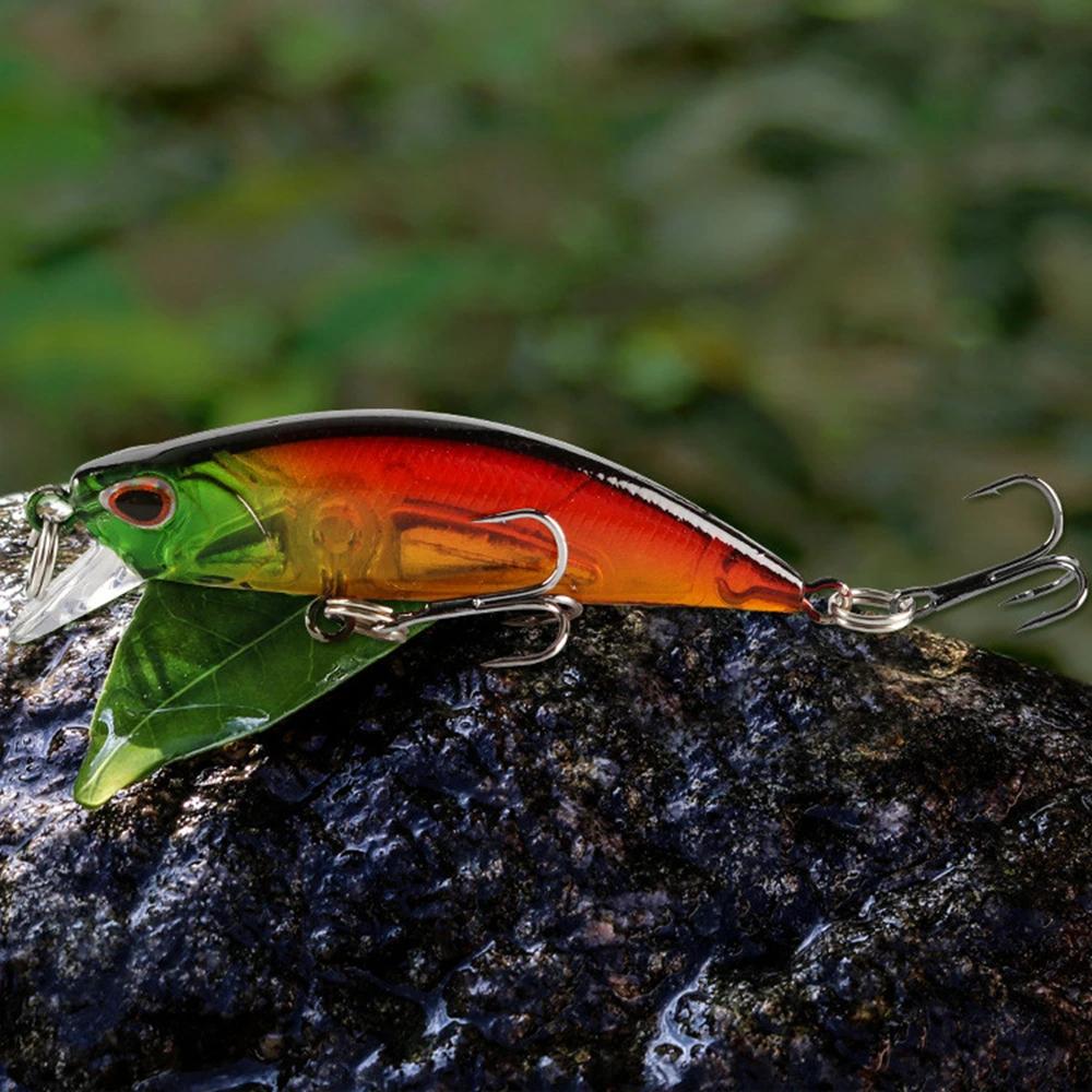 Mini leurres de pêche coulants Minnow Wobblers, appâts artificiels en plastique dur pour truite, Jer