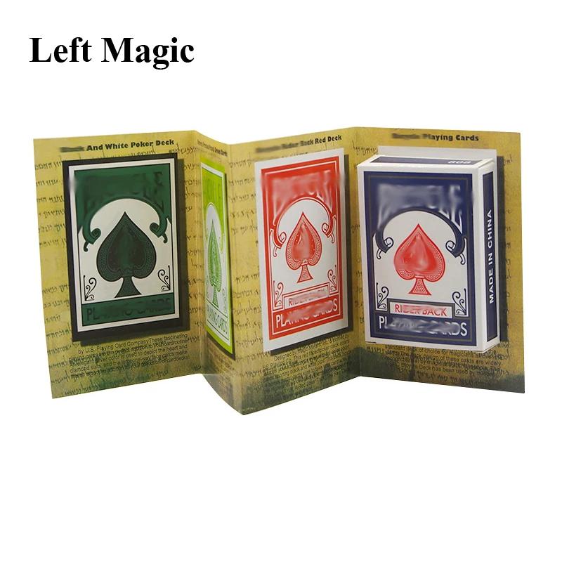 Jeu de cartes tours de magie 3D, publicité, tours de magie amusants, jeu de cartes, magicien, gros p