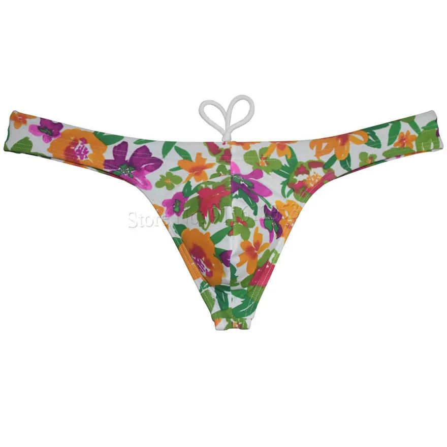 Maillot de bain en nylon pour hommes, bikini sexy, string, séchage rapide, dessin animé, mini, vêtem