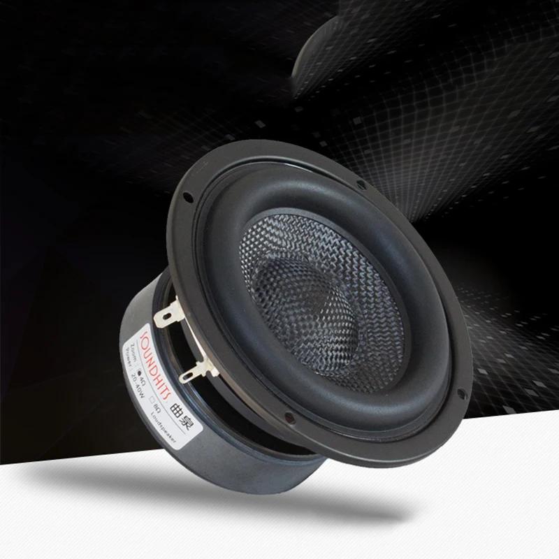 Caisson de basses de 4 pouces, unité de haut-parleur HIFI, bassin tissé en fibre de verre, basse pro