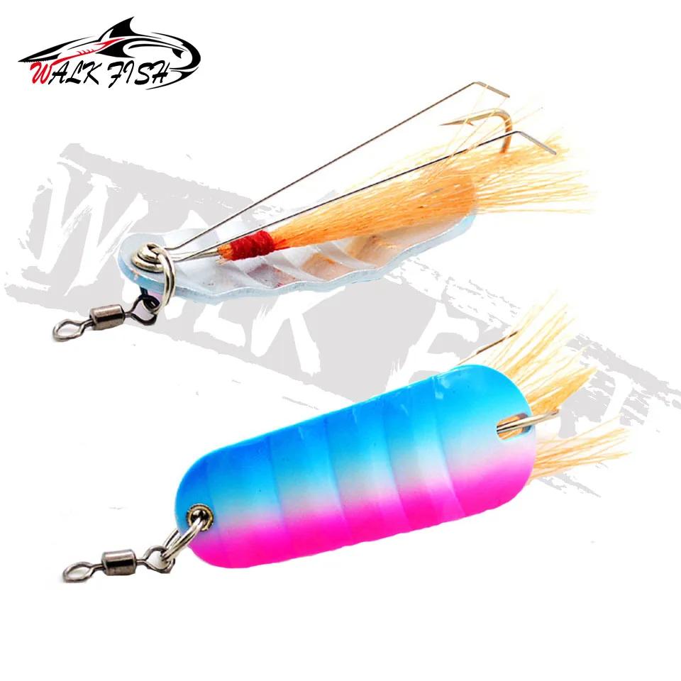 WALK FISH 1 pièces 21g nouveau poisson d'hiver forme leurre de pêche sur glace Mini 6.2 cm tête d'ap