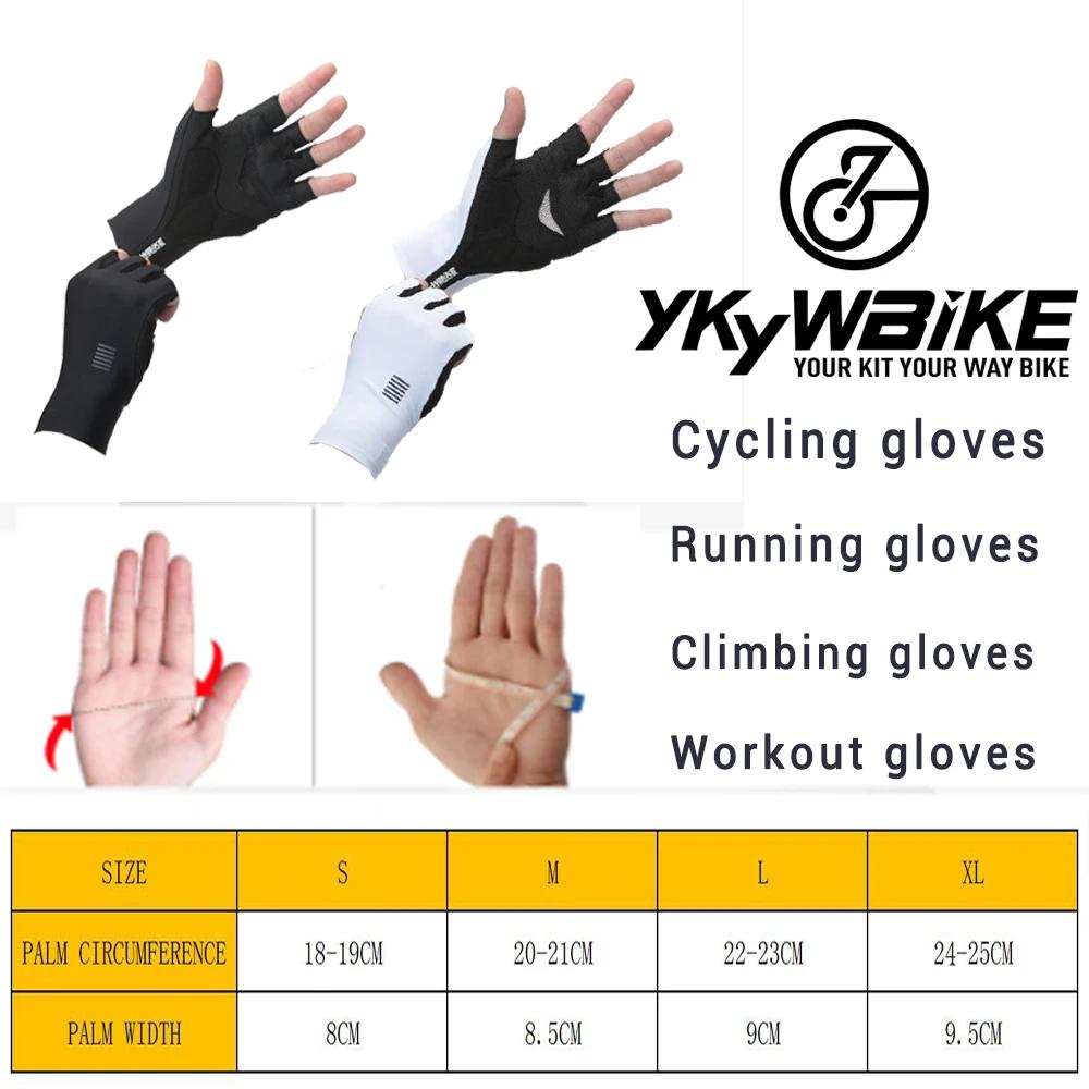 YKYWBIKE gants de cyclisme vtt gants de vélo sport demi doigt vélo Goves hommes femmes respirant ant