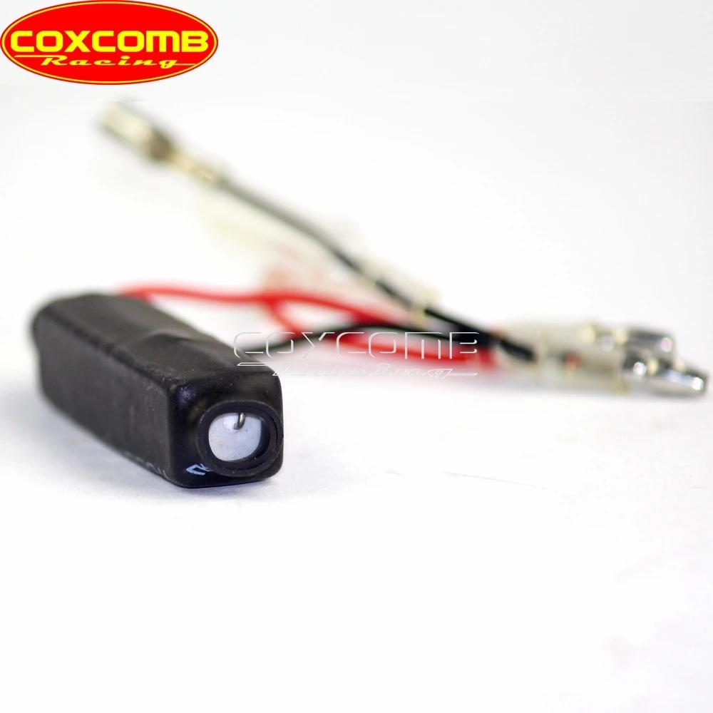 Indicateur de clignotant universel noir pour moto, 2 pièces, 12V, 10w, 10 Ω, indicateur de charge LE