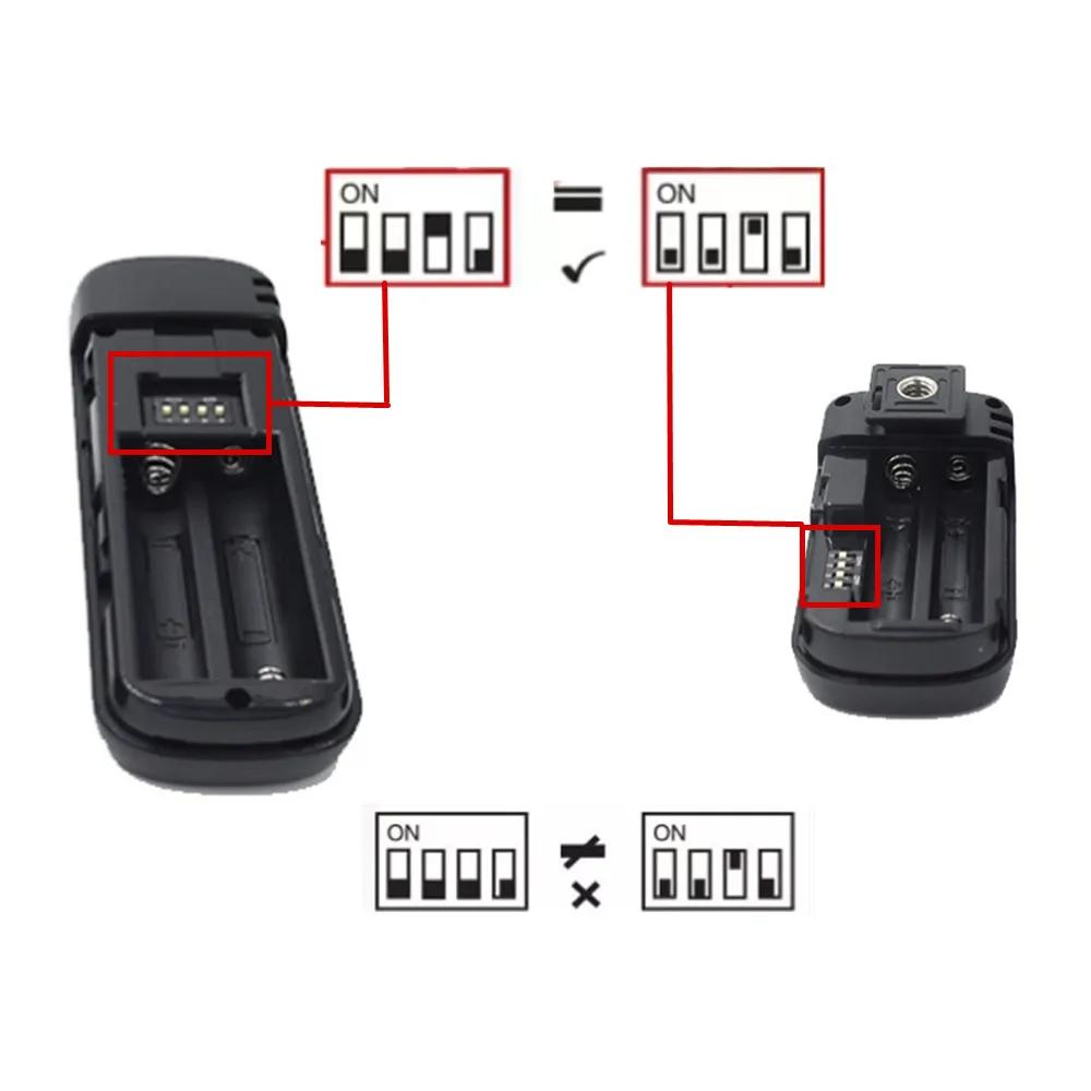 Télécommande sans fil pour Nikon Z8 D850 Dplaquage D800 D800E D700 D500 D5 D4 D300 D3 D3S D3X wiches