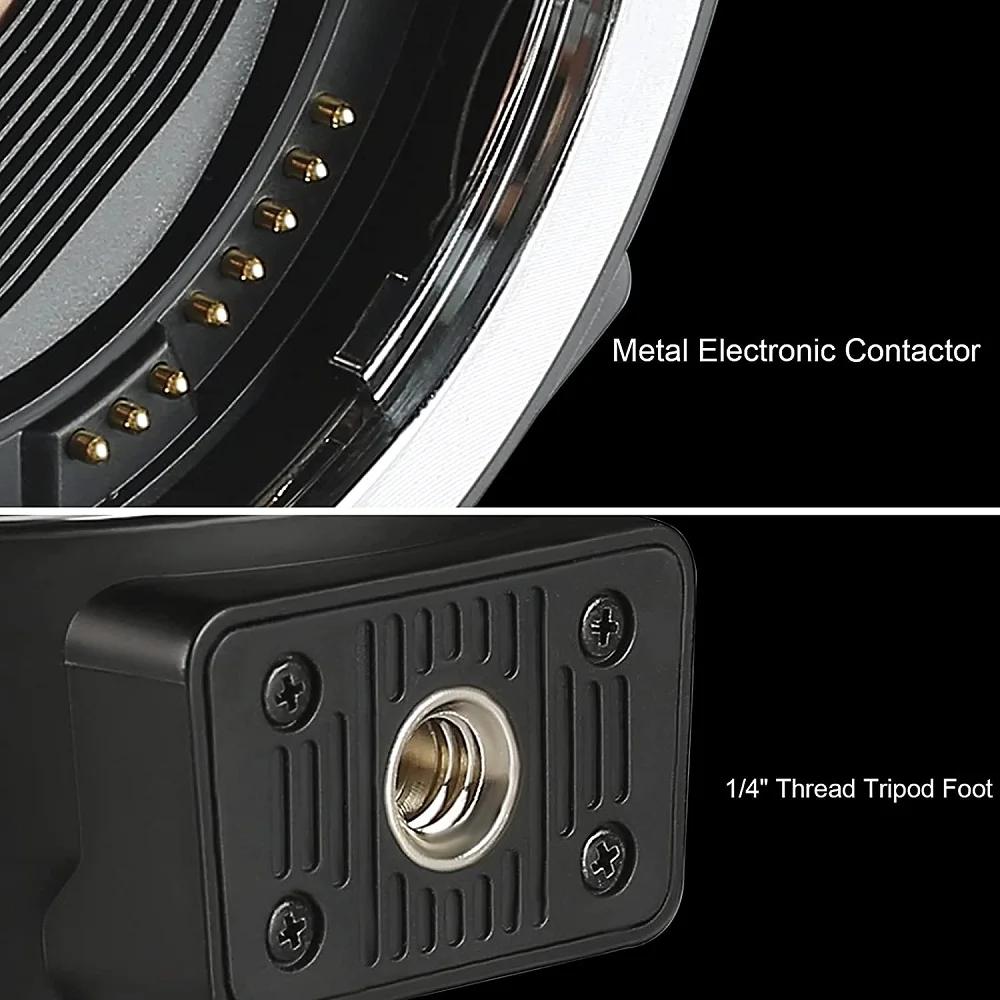 Meike Électronique Auto Focus Objectif adaptateur pour IL EOS EF Objectif EF-S à EOS M EF-M Dallas M