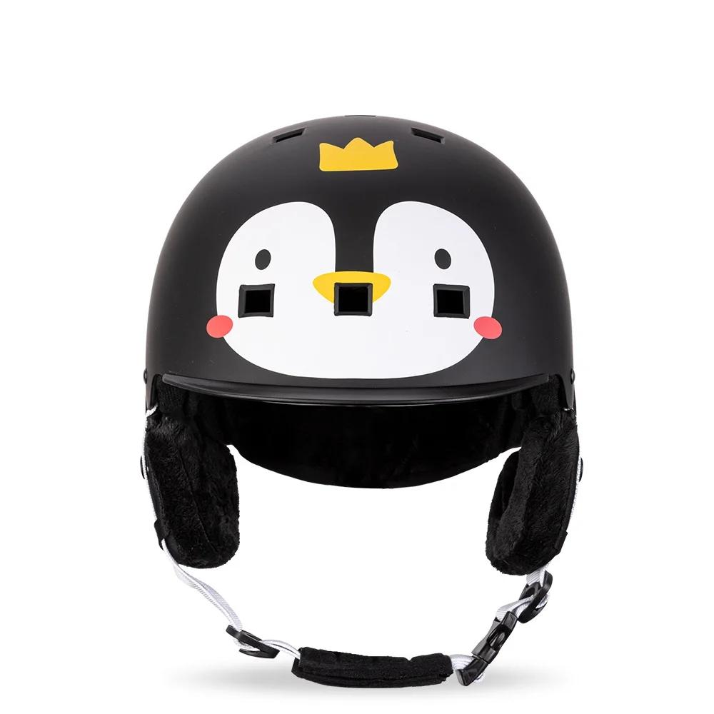 COPOZZ – casque de Ski de dessins animés pour enfants, moulé intégralement, sécurité, cyclisme en pl