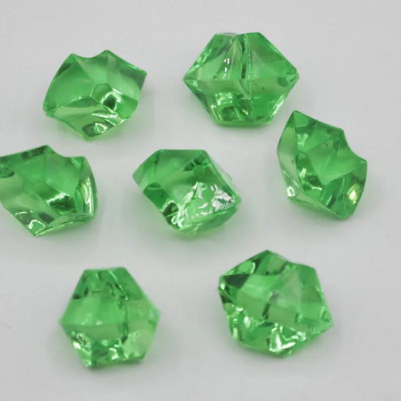 100 pièces en plastique cristal 14*11mm acrylique cristal diamant pion pierre irrégulière fête et va