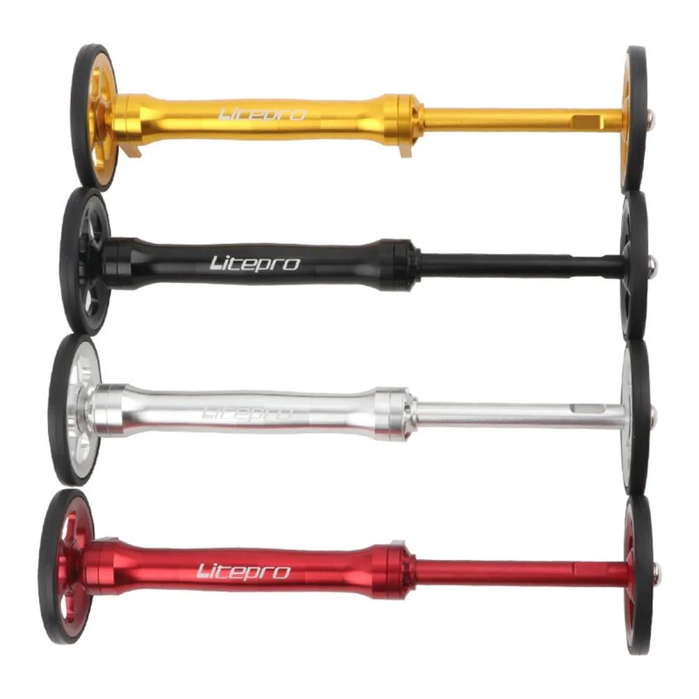 Litepro – tige d'extension de roue facile, barre télescopique de vélo en alliage d'aluminium, pièces
