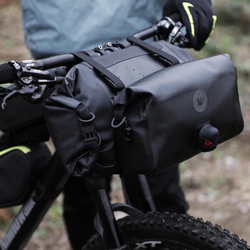 Rhinowalk sac de vélo sac de guidon étanche Tube avant sac de cyclisme vtt multifonction Portable 12