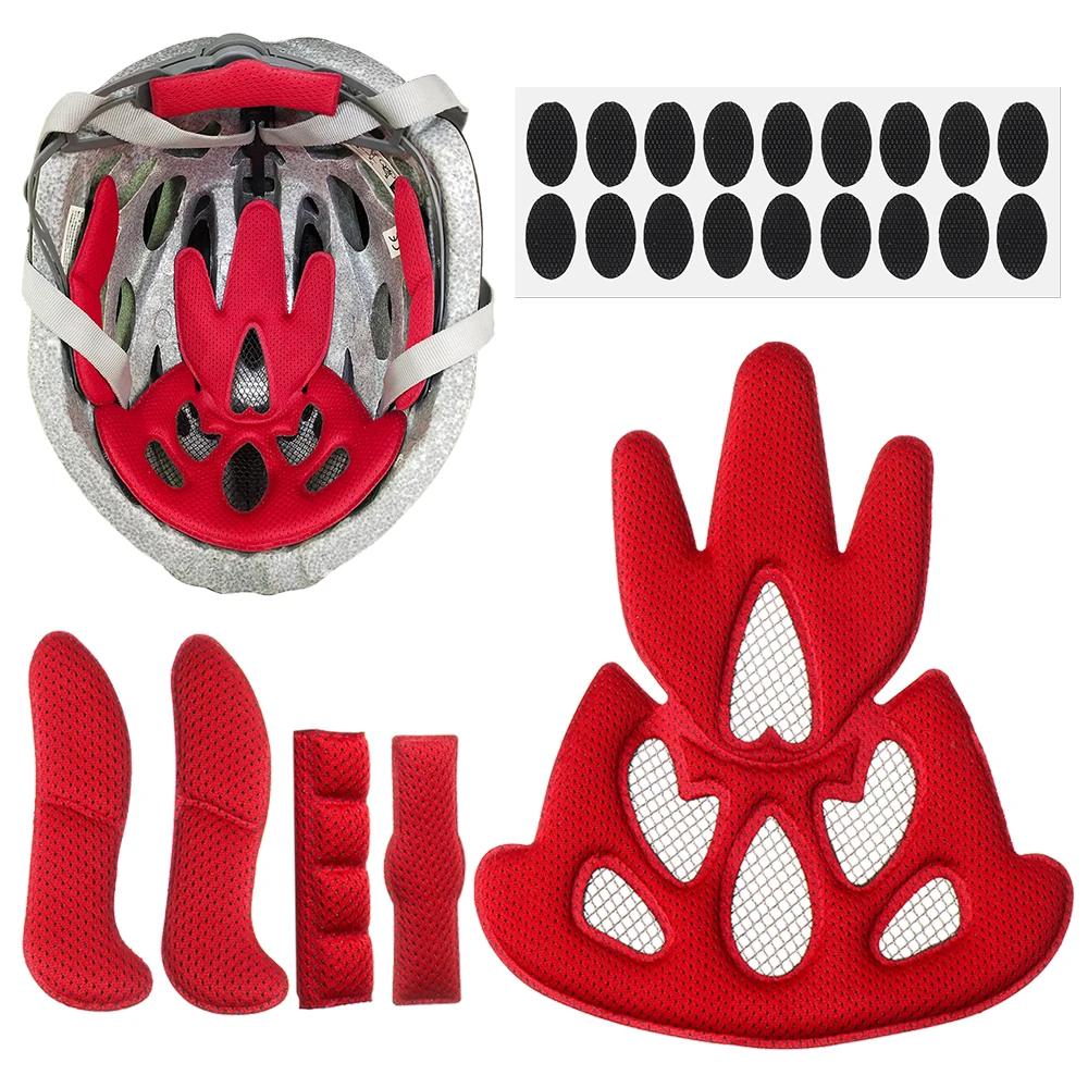 Kit de coussinets en mousse pour casque de vélo, moto, cyclisme, sport, éponge, rembourrage intérieu
