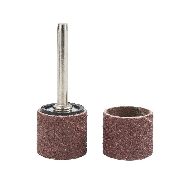11/102 pièces Kit de tambour de ponçage grain # 80 # 120 # Bande de ponçage 180 pour manchons Dremel