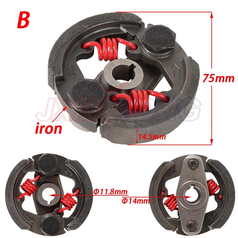 2 temps 47cc 49cc aluminium ou fer Minimoto embrayage centrifuge alliage Mini Moto Dirt Bike Atv Qua