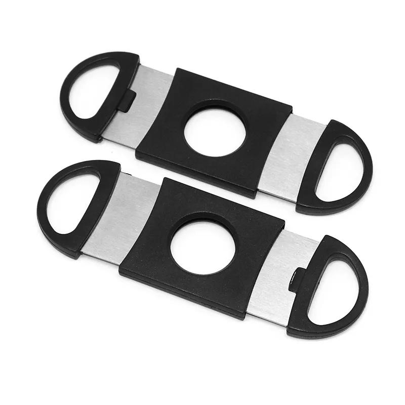 VISION AR Cutter de poche en acier inoxydable, double lame Zigamen, accessoires de coupe pour fumer,