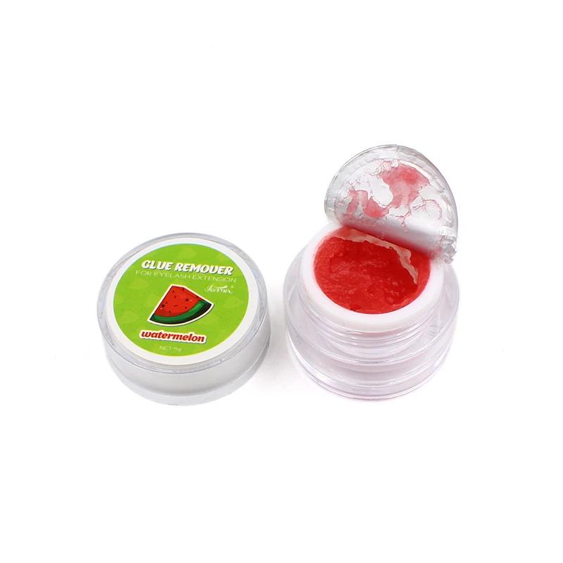 Dissolvant de colle pour cils, odeur parfumée, crème d'élimination de saveur de fruit, professionnel