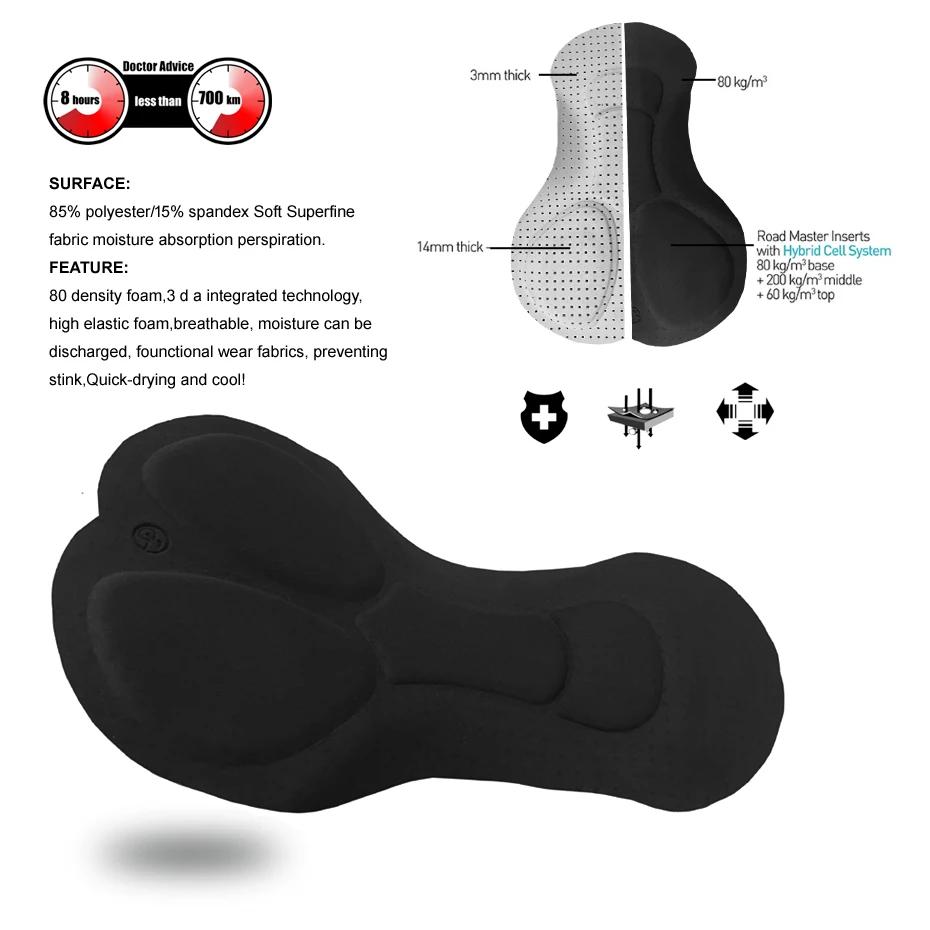 YKYWBIKE Cuissard à Bretelles de Cyclisme pour Femme  Pantalon de Vélo Noir avec Collants Rembourrés