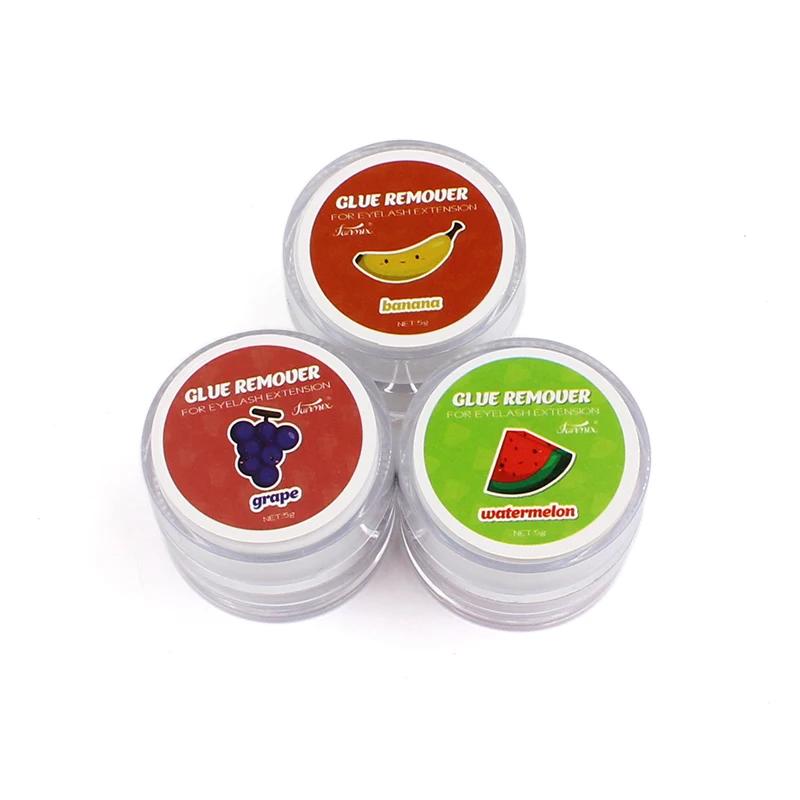 Dissolvant de colle pour cils, odeur parfumée, crème d'élimination de saveur de fruit, professionnel